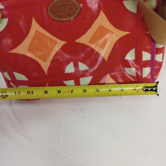 Fossil Bag ,Boho ,Coated Canvas Satchel Shoulder Bag - Picture 12 of 12